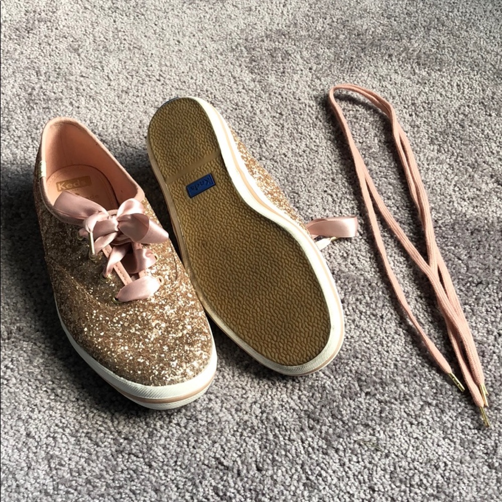 Kate Spade glitter keds